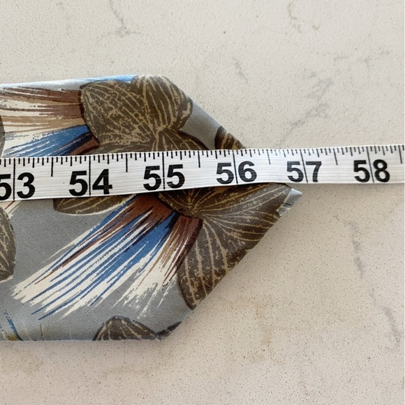 3 Men’s Luxury Silk Ties Valentino de La Renta & Kandinsky Floral Abstract Plaid - Picture 6 of 13